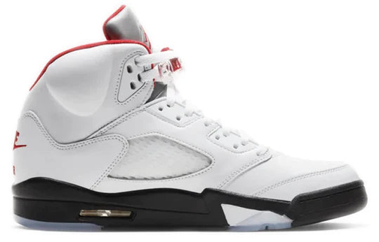 Air Jordan 5 Retro - Fire Red Silver Tongue