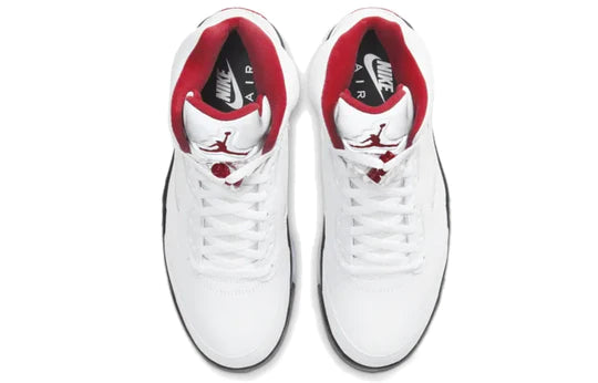 Air Jordan 5 Retro - Fire Red Silver Tongue