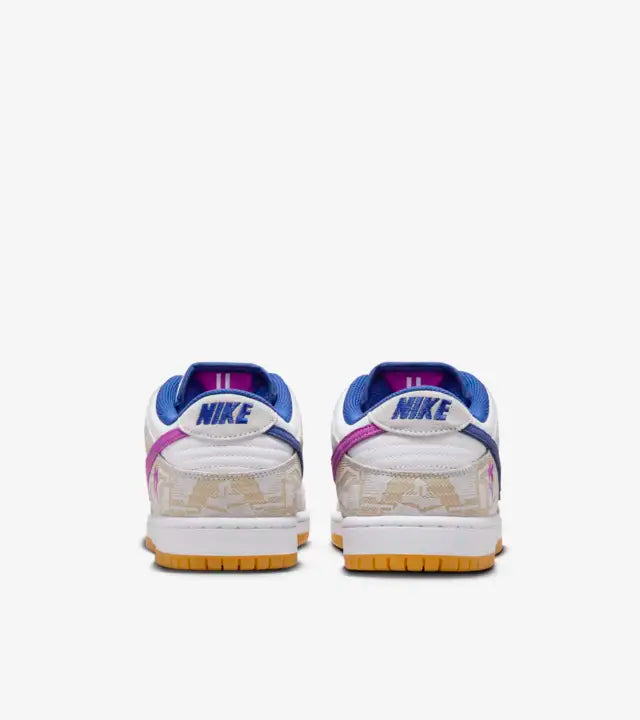 Nike SB Dunk Low - Rayssa Leal (Pure Platinum and Vivid Purple)